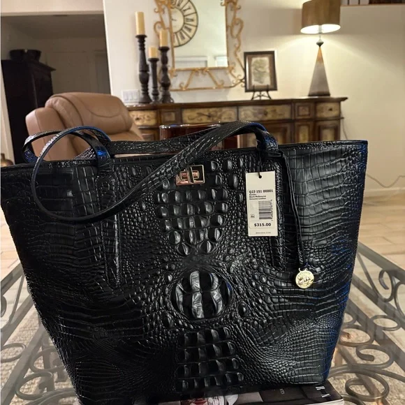 Brahmin Annika black tote, NWT - Picture 5 of 9